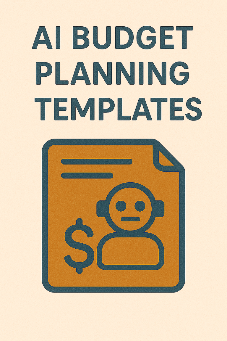 AI Budget Planning Templates